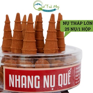 Nhang Nụ sạch thảo mộc hương quế Quế Trà My 25 nụ 128g ít khói, khói chảy ngược.