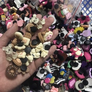 Sticker, jibbitz, charm 3d gắn dép cross, dép cá sấu, dép sục