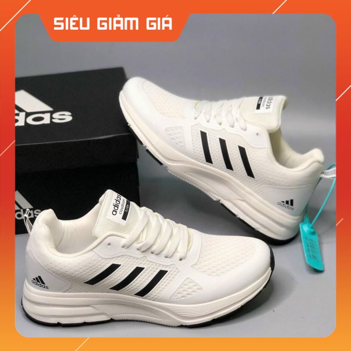 FULL BOX Giày Thể Thao Nam Nữ Adidas A30 Màu Trắng Màu Sneaker Nam Nữ Siêu Nhẹ Đế Cao Su Non Siêu Êm Thoáng Khí