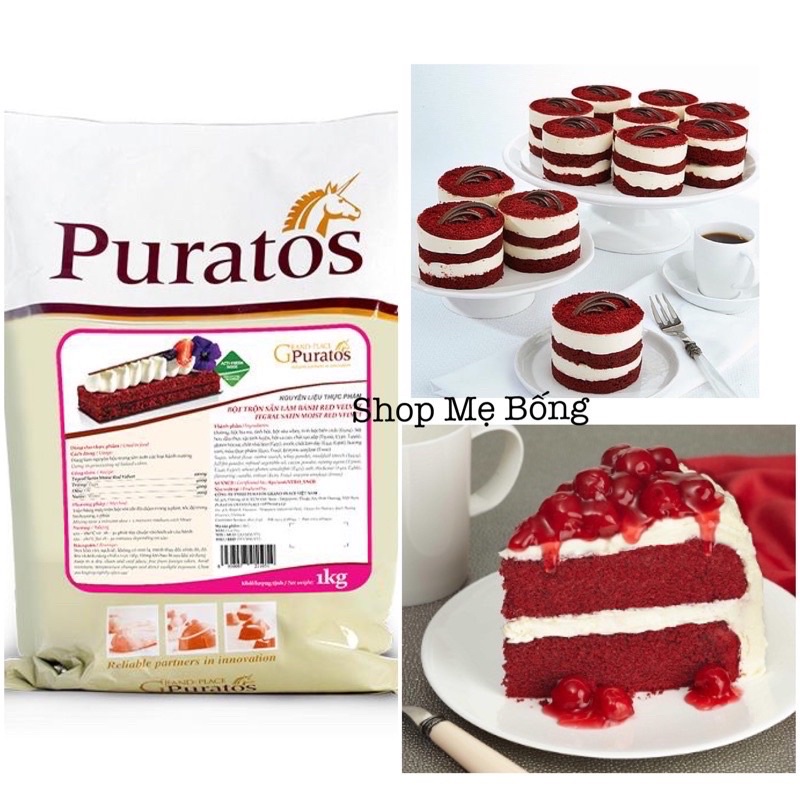 Bột trộn sẵn làm bánh Moist Red Velvet 5Kg