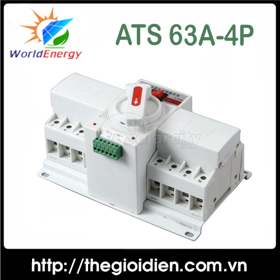 Bộ chuyển đổi 2 nguồn điện tự động ATS 3pha 63A
