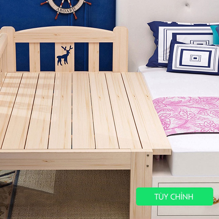 Giường ghép cho bé, giường ngủ trẻ em chắc chắn KT 128x60x40 & 150x70x40 dành cho bé