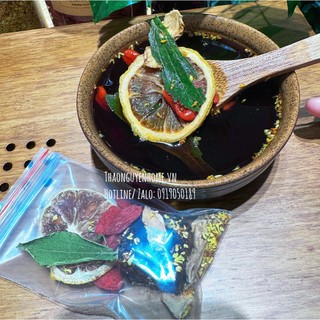 Trà gừng đường đen (trà nguyệt san) gói dùng thử