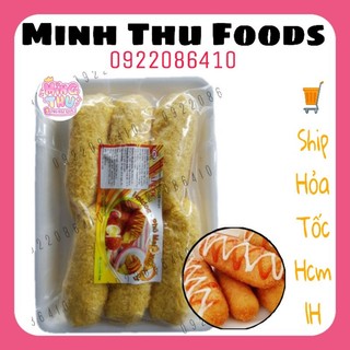 Hotdog xúc xích phô mai khay 6 cây 500g Mỹ Sa / Lacusina / Thoại An