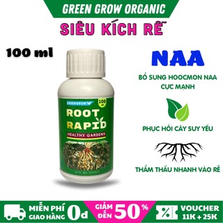 Siêu kích rễ Root Rapid 100ml, thuốc kích rễ cây mai vàng, hoa hồng, phong lan, cây kiểng, siêu ra rễ cực mạnh