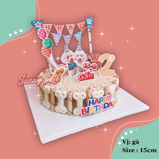 Bánh sinh nhật pate tươi dành cho chó mèo - Bánh sinh nhật Sunnypate