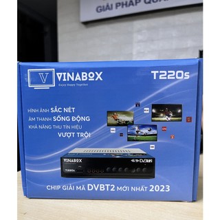Đầu thu kts mặt đất vinabox t220s chính hãng mẫu mới 2023
