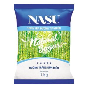 Đường trắng/ đường vàng NASU Natural Sugar gói 1kg