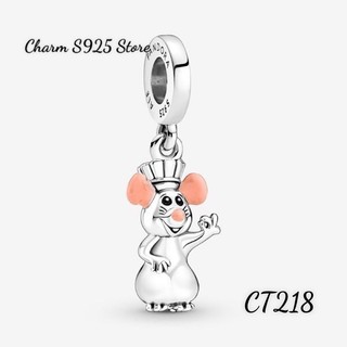 Charm treo pan ale disney pixar remy bạc s925 cao cấp