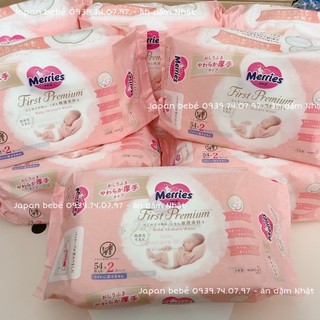 Khăn ướt Merries Premium cao cấp 54 tờ