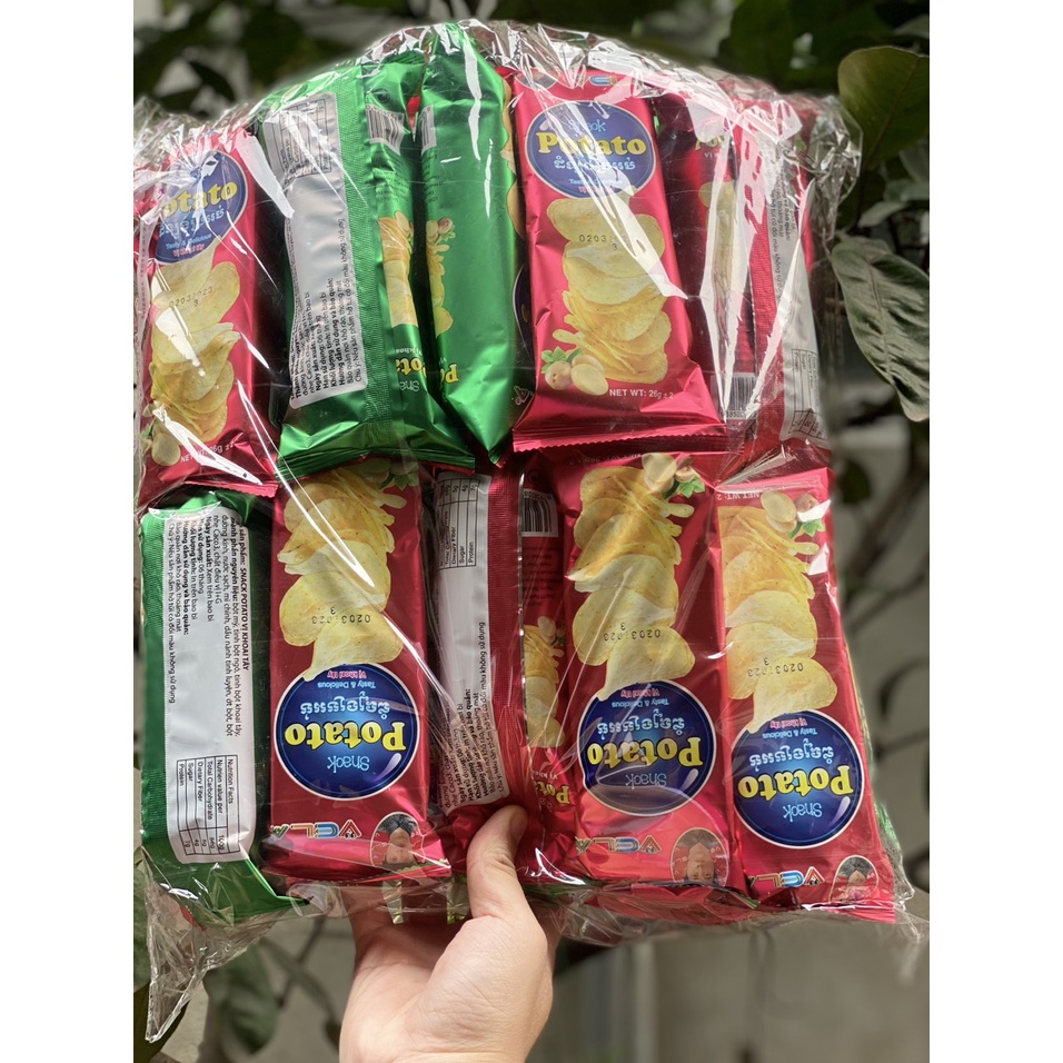 Bịch snack khoai tây Potato 30g gói