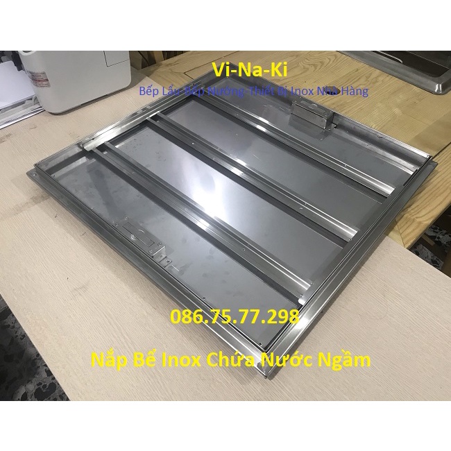Nắp bể nước ngầm gạch 60x60, nắp đậy bể nước inox trong nhà, nắp đậy bể chứa nước ngầm trong nhà giá rẻ,