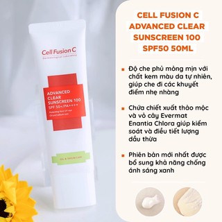 Kem chống nắng Cell xanh lá dành cho da dầu - mụn