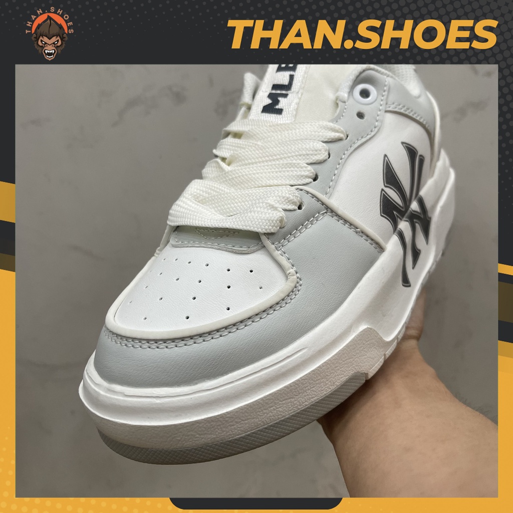 Giày MLB Chunky Liner New York Yankees, MLB Liner Xám Trắng - Than.Shoes