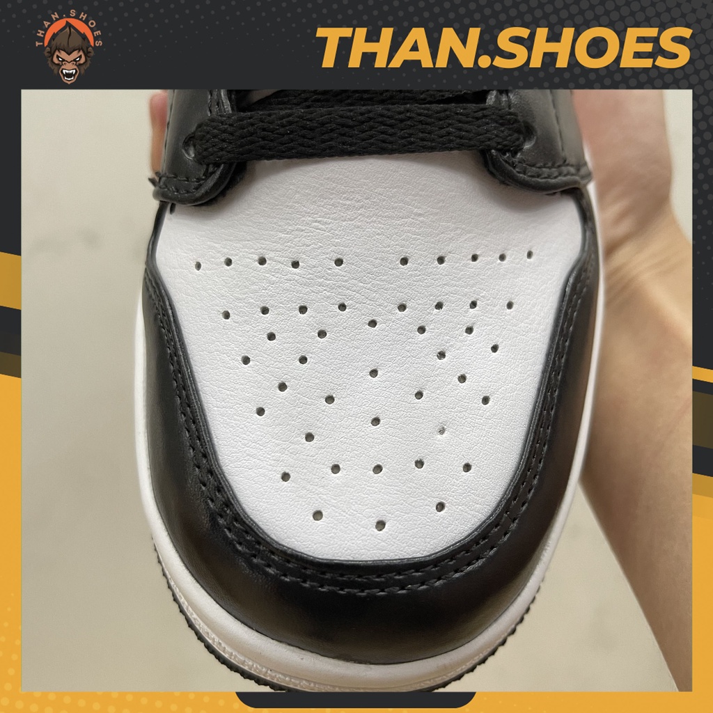Giày JD1 Mid Black Chile Red White, JD1 Cao Đen Đỏ Trắng - Than.Shoes