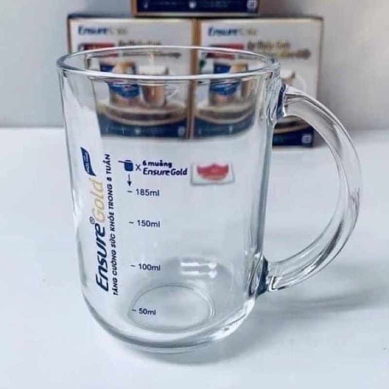 Ly thuỷ tinh chia vạch Ensure 250ml