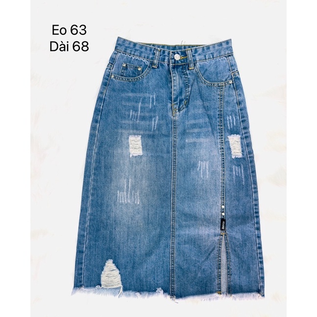 VÁY JEANS 2HAND FORM DÀI