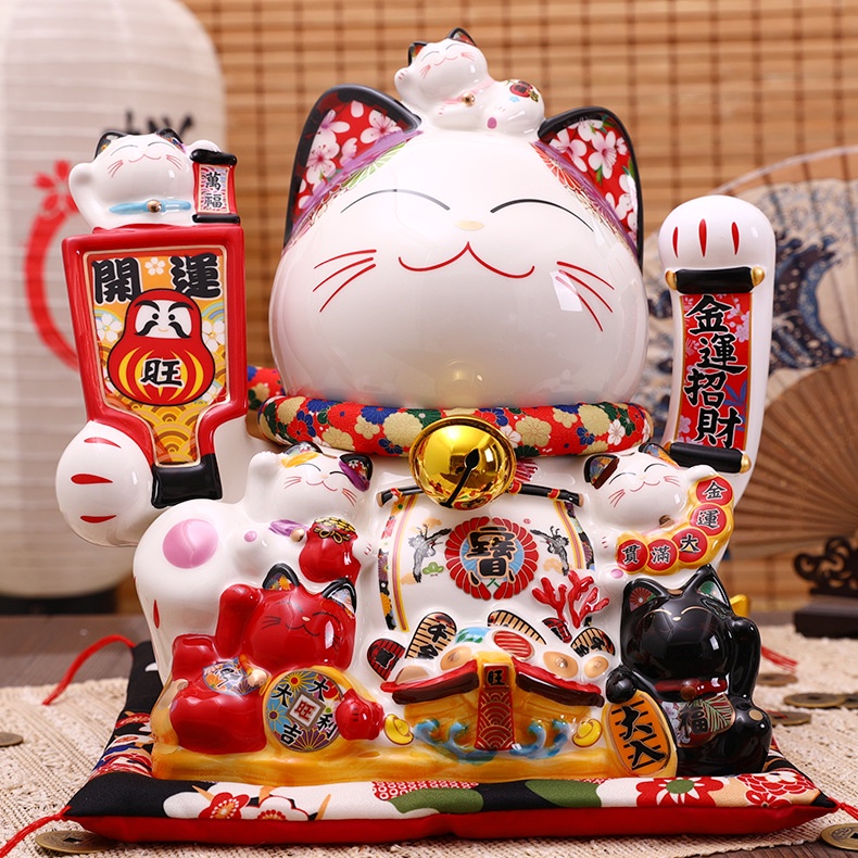 Mèo Thần Tài May Mắn Vẫy Tay Chiêu Tài Hút Lộc Bậc Nhất