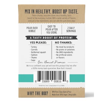 The Honest Kitchen Pour Over: gà tây hầm cá hồi