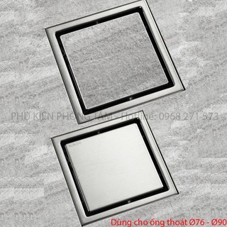 Ga thoát sàn ngăn mùi Inox SUS 304 dạng phễu nước - Chống mùi hôi và côn trùng tuyệt đối