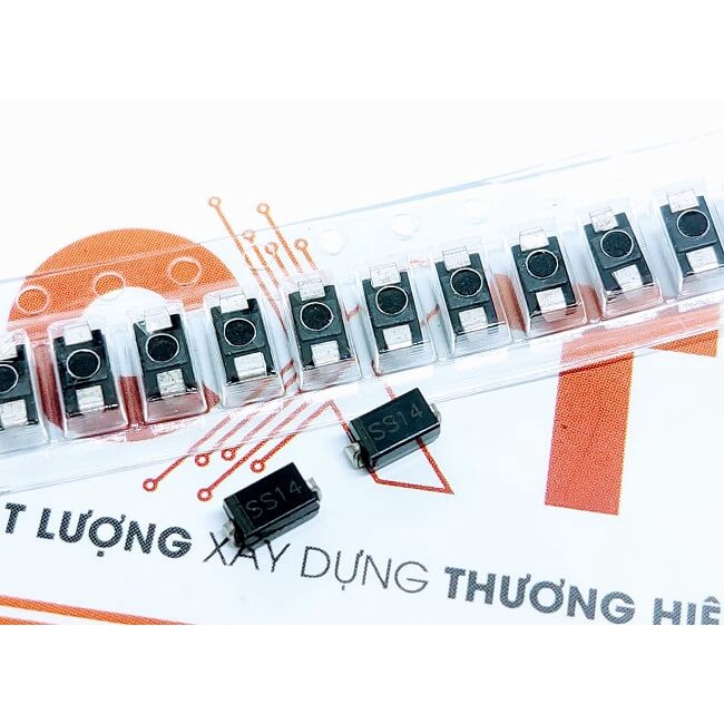 1N5819 SS14 Diode Schottky 40V 1A SMA (DO-214AC) (10c)