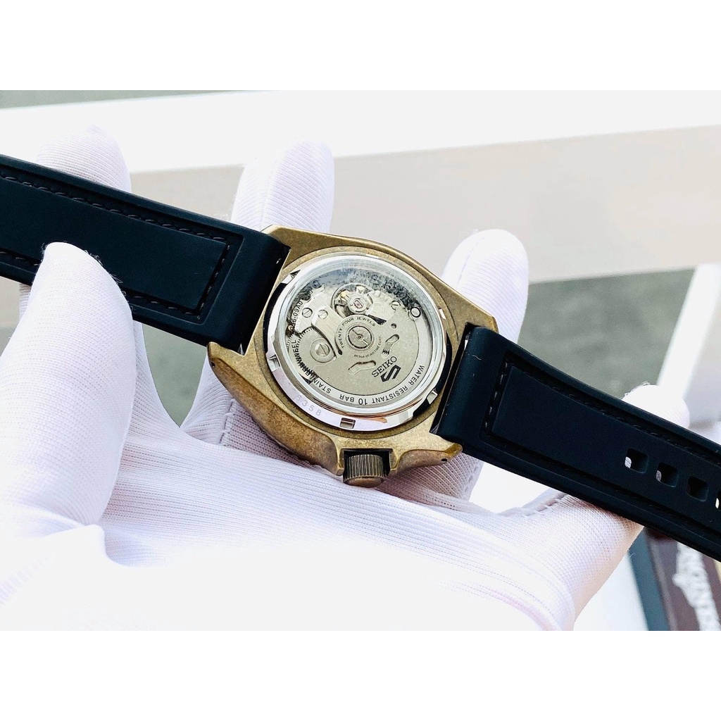 Đồng hồ nam dây da Seiko International Edition 5 Vintage Automatic SRPE80K1