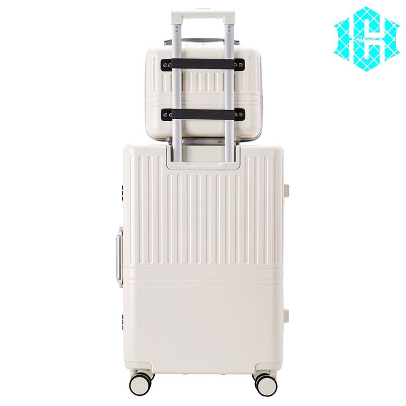 Vali da du lịch khung nhôm giá trị cao cho nam  phong cách mới 2023 có va li con