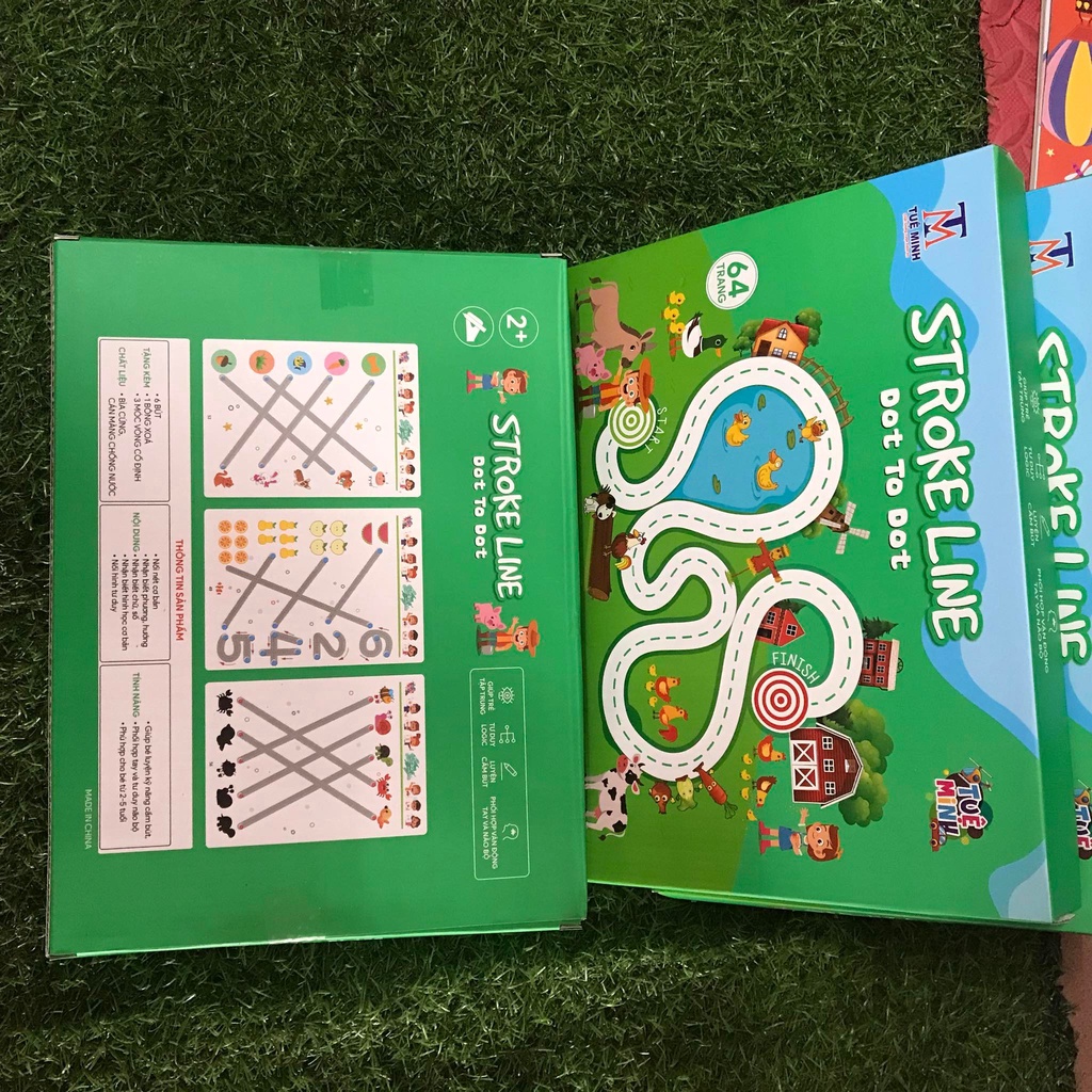 Tập tô vẽ thông minh xóa được - Đồ chơi Giáo dục toàn diện Montessori cho bé từ 2 3 4 5 tuổi