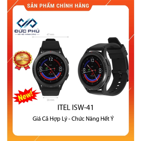 XẢ KHO Đồng hồ thông minh Itel ISW-41, Giá Rẻ, full chức Năng - Hàng chuẩn chính hãng