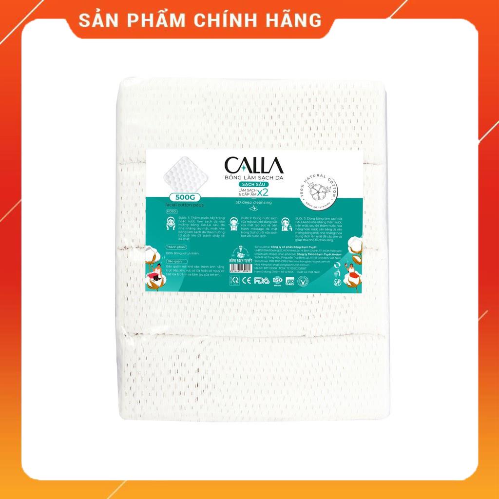 Bông tẩy trang Merilynn/ CALLA gói 500g Bạch Tuyết