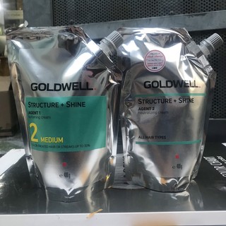 Cặp duỗi uốn cao cấp Goldwell Structure + Shine 400mlx2 *NEW*