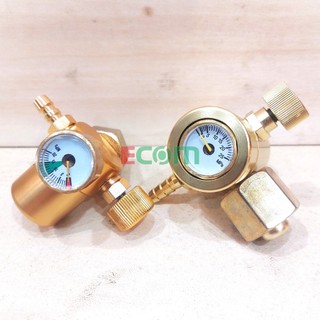 Đồng hồ argon tiết kiệm khí nhỏ gọn (vàng) - dùng cho máy hàn tig