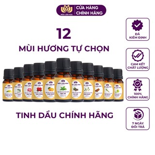 Tinh dầu thiên nhiên nguyên chất Mộc Liên Hoa 10ml | Có kiểm định | Nhiều mùi tự chọn