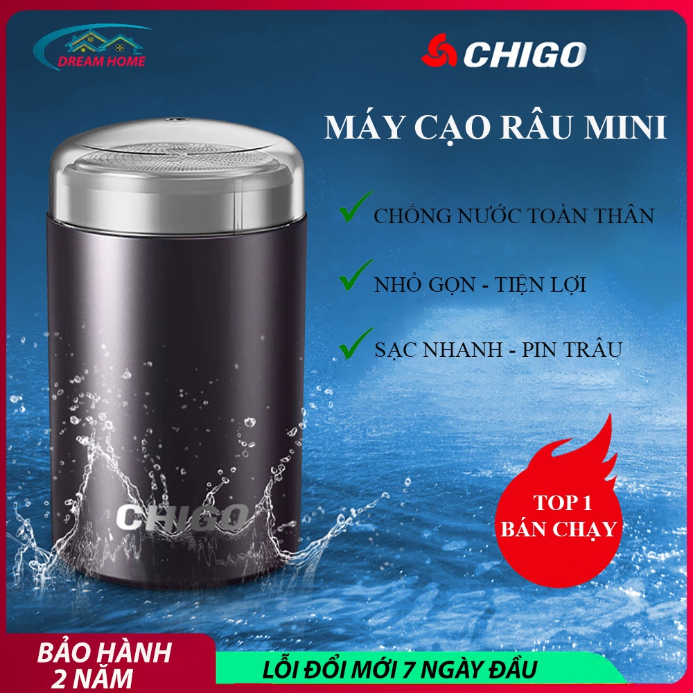 Máy cạo râu cầm tay mini được thiết kế nhỏ gọn với bộ 3 lưỡi dao thép công nghệ Nhật Bản. Bảo hành 1 năm trên toàn quốc