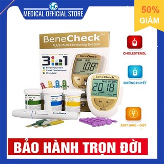 Que thử Cholesterol Benecheck 3 in 1 (10 que)