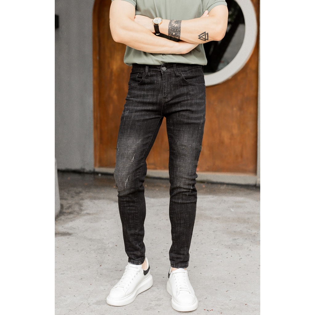 Quần Jeans Nam Xanh Nhạt 2STOREGLE Dáng Slim Fit Vải Đẹp Ít Xù Lông Không Bai Gião Ít Phai Màu