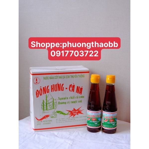 Nước mắm Cà ná- Đông Hưng 32gN/L ( thùng 8chai/250ml)