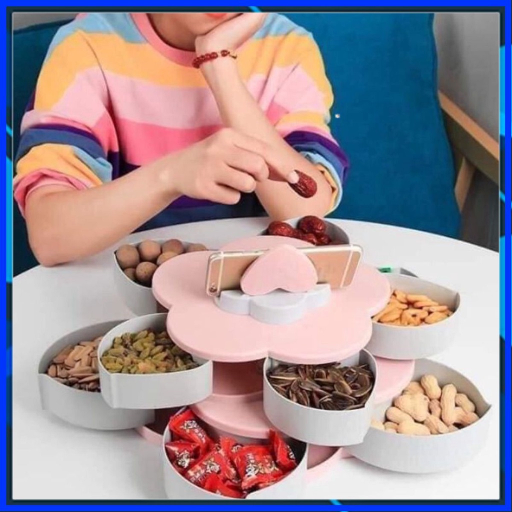 KHAY MỨT XOAY 2 TẦNG 10 CÁNH SIÊU RẺ