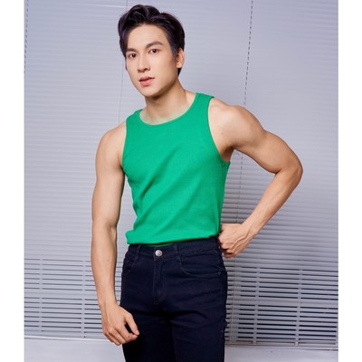 Áo Thun Ba Lỗ Tank Top Nam Cổ Tròn Form Body Nhiều  Màu Vải Cotton Tăm Gân Thương Hiệu Mr Twins