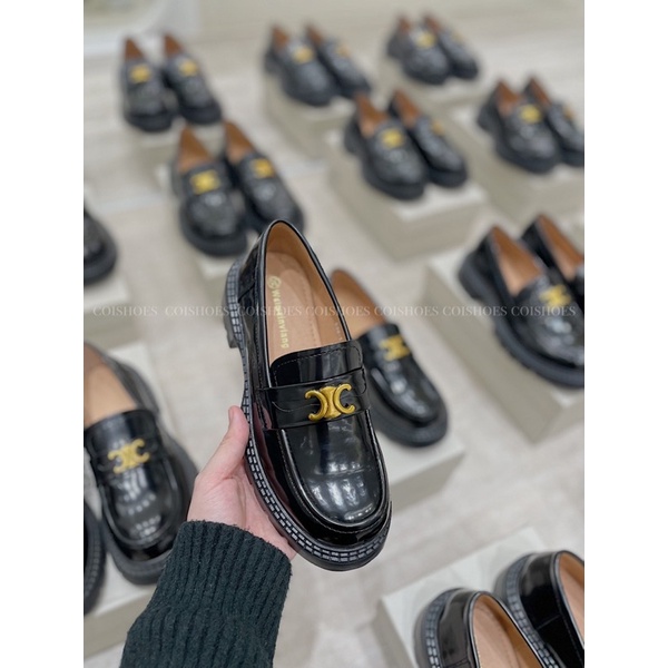 Giày Loafer Khuy Vàng - Coishoes