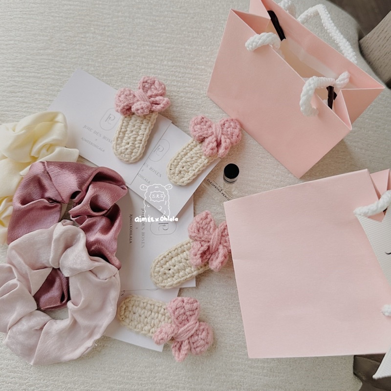 | AimeexOhlala Hairpin | KẸP NƠ PASTEL DỄ THƯƠNG