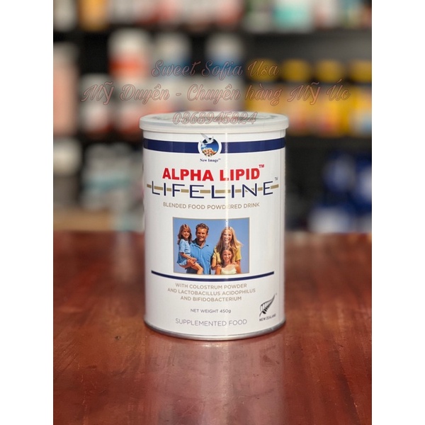 Sữa non Alpha Lipid LifeLine 450g Úc