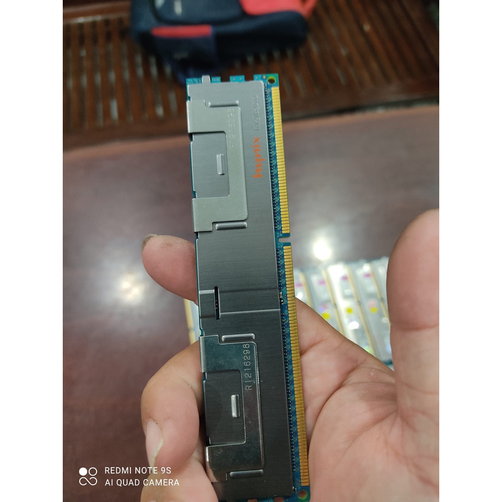 RAM DDR3 16GB ECC REG, tản nhiệt thép, mới keng.