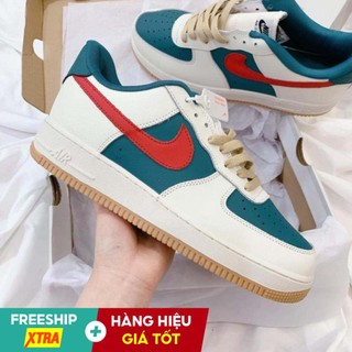 Giày thể thao cổ thấp giá rẻ da lộn xanh đỏ siêu hot 2022