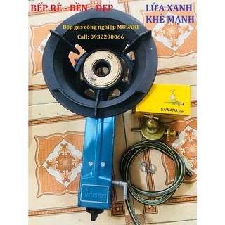 Bếp gas công nghiệp musaki công xuất khè mạnh, lửa xanh, bảo hành 12 tháng