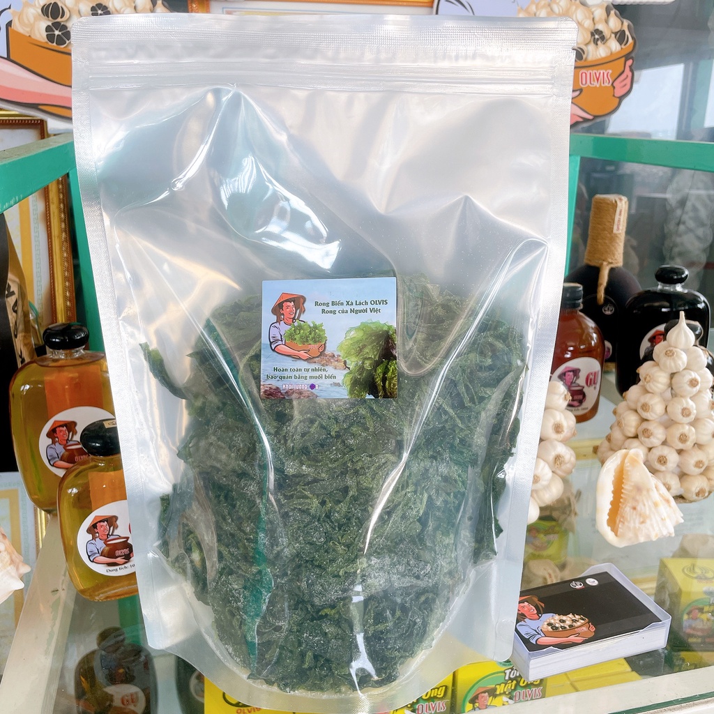 RONG XÀ LÁCH LÝ SƠN SẤY LẠNH OLVIS 500GR- RONG BIỂN LÝ SƠN CHÍNH GỐC