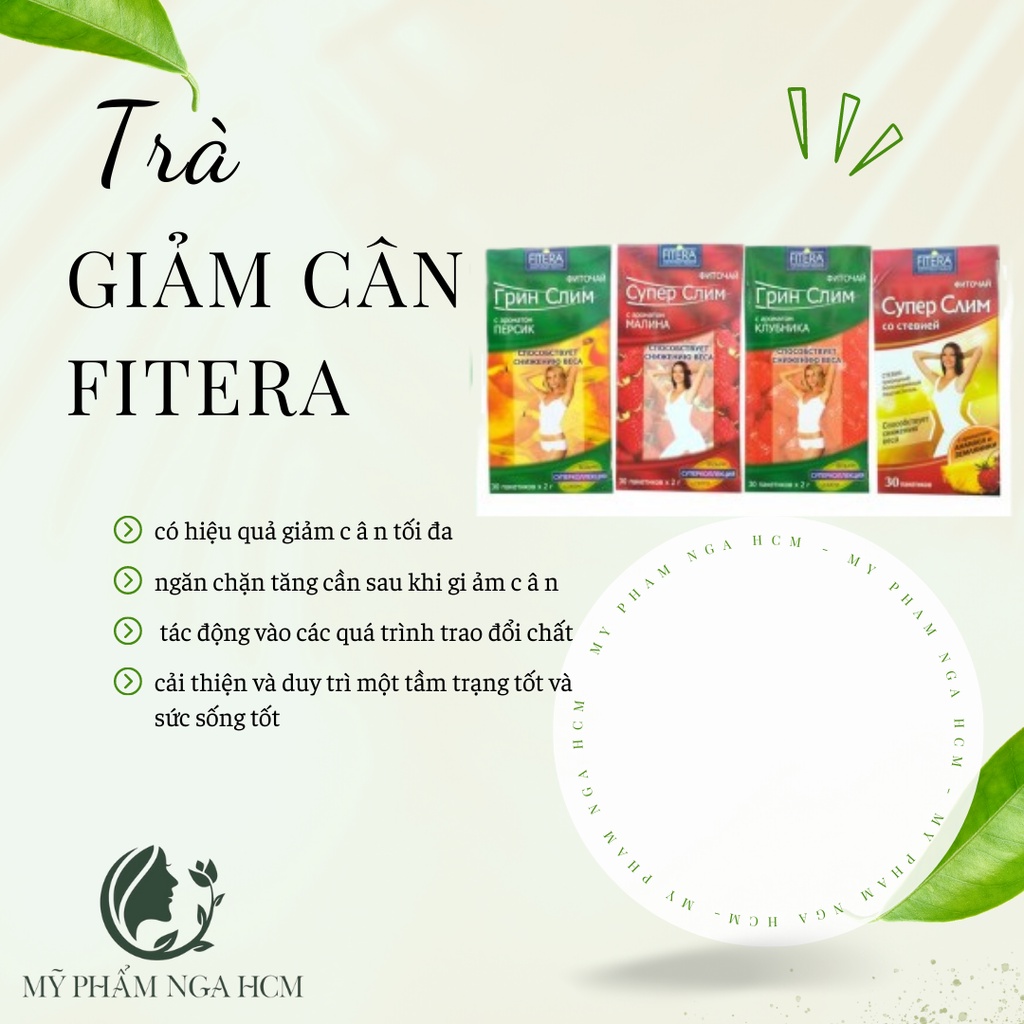 TRÀ TRÁI CÂY GIẢM CÂN FITERA SUPER SLIM