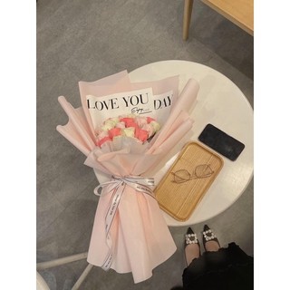 Hoa sáp bó 25 bông mix siêu cute 😍😍