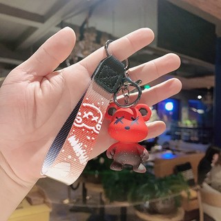 Móc khóa ếch bông xanh kute