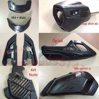Ốp trang trí sh 2017,2018,2019 carbon 7 món